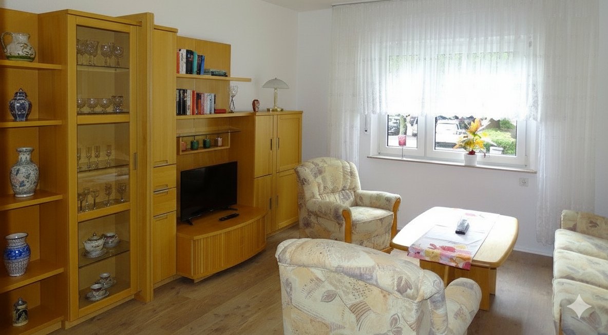 Ferienwohnung zur Therme – Wohnzimmer
