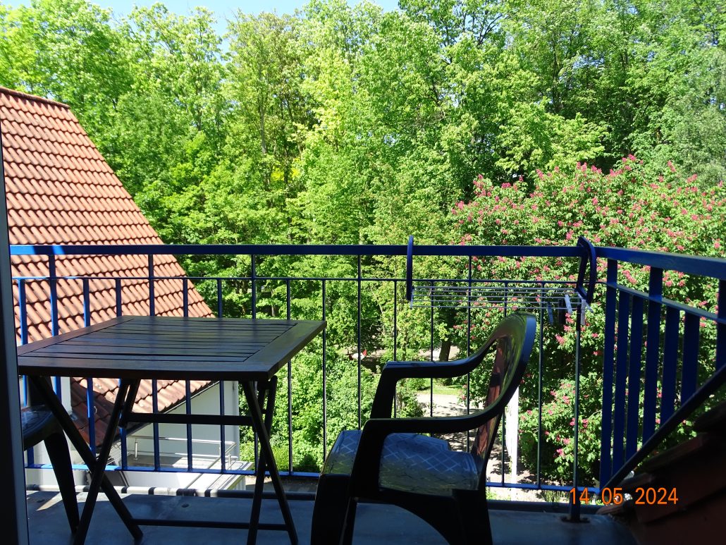 Helga – Balkon zum Kurpark