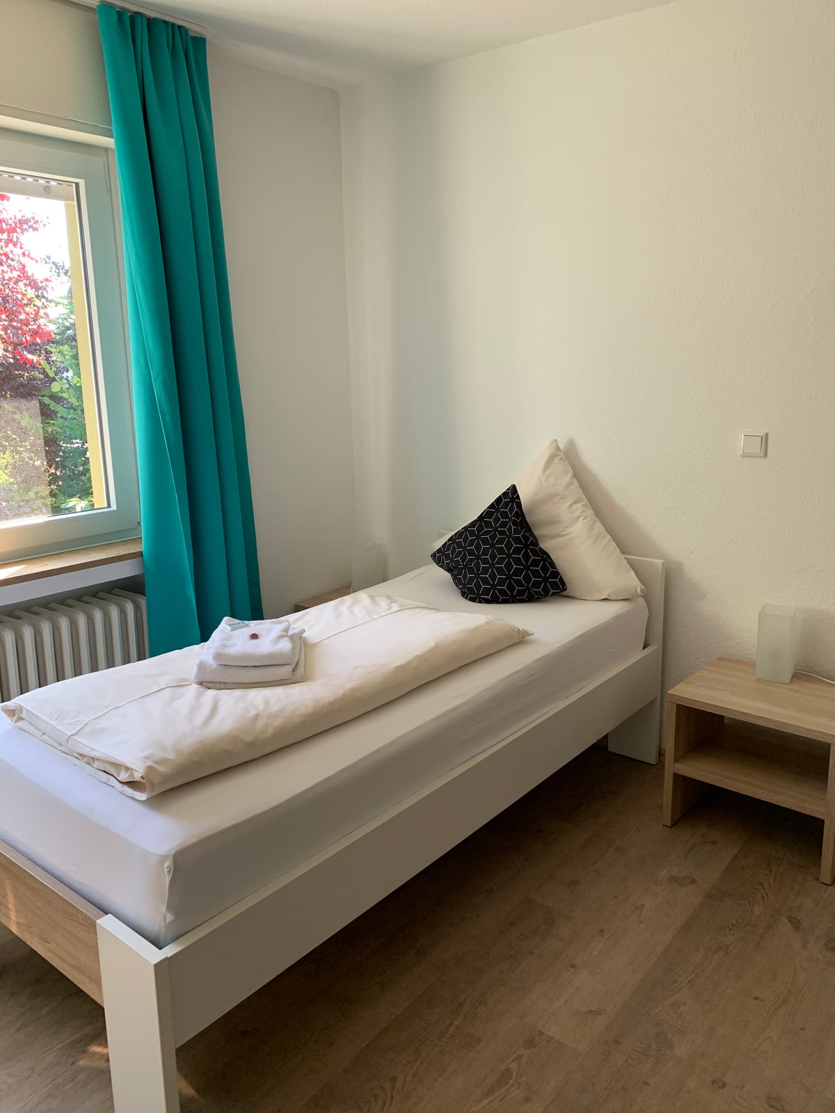 Ferienwohnung Ute – separates Schlafzimmer mit Einzelbett